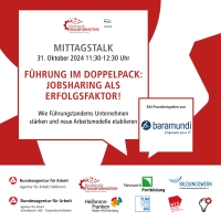 Mittagstalk | Führung im Doppelpack: Job-Sharing als Erfolgsfaktor